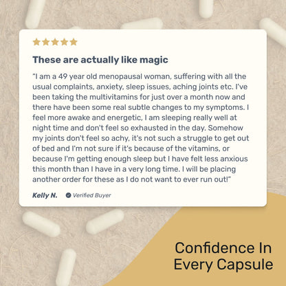 Advanced Multivitamin for Men & Women - Methylated, 60 Tablets | One tablet a day covers the lot, in the active forms your body can use straight away. With CoQ10, D3 and K2.